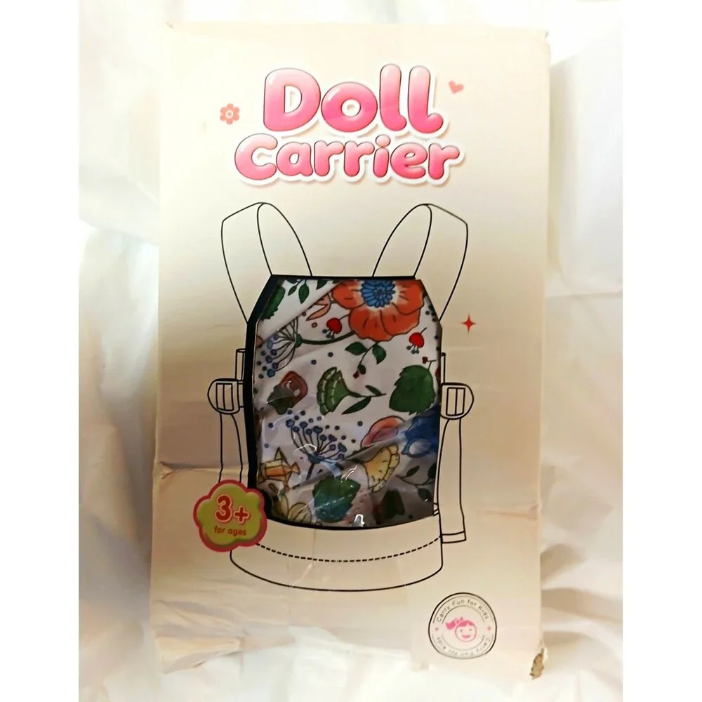 Haphiz Floral Print Doll Carrier Harness Accessory, Multicolor, Age 3+